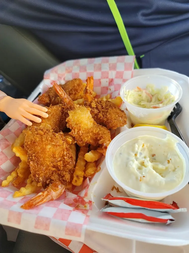 Coconut Prawns & Chips